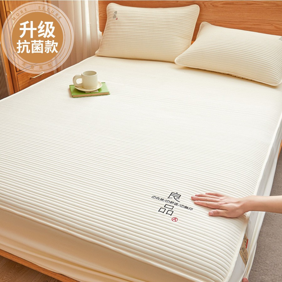 Colcha impermeable acolchada Colcha de cama engrosada de una pieza Cubierta de cama con todo incluido Cubierta protectora de colchón 2025 Nuevo Four Seasons Universal