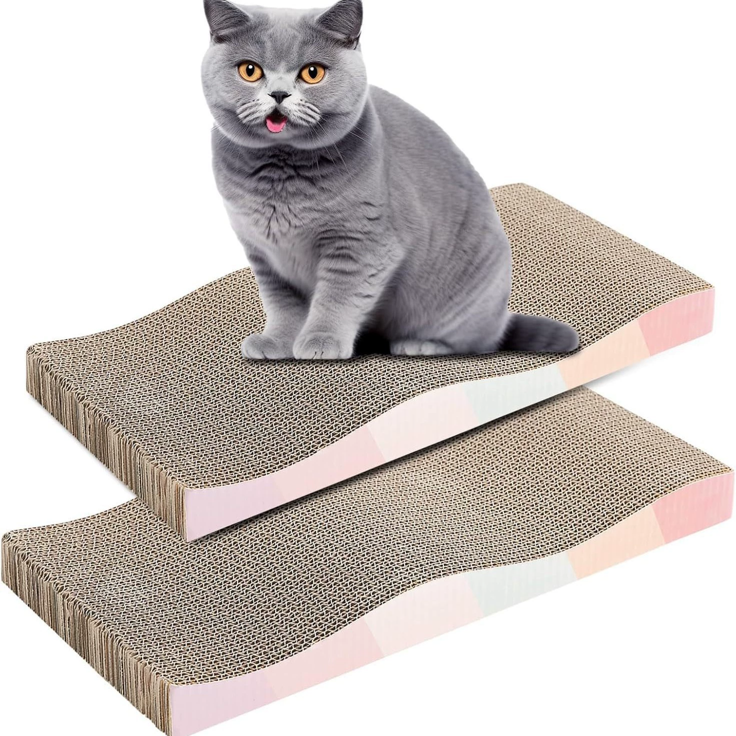 Гофрированная бумага для кошачьего сцепления бутик процесс резки линии