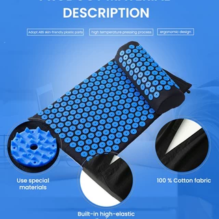 针刺按摩垫穴位瑜伽垫三件套AcupressureMat68*42*2cm瑜珈拉伸