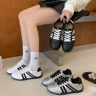 厚底德训鞋女2026年秋季新款软底小白鞋阿甘鞋休闲跑步运动鞋单鞋