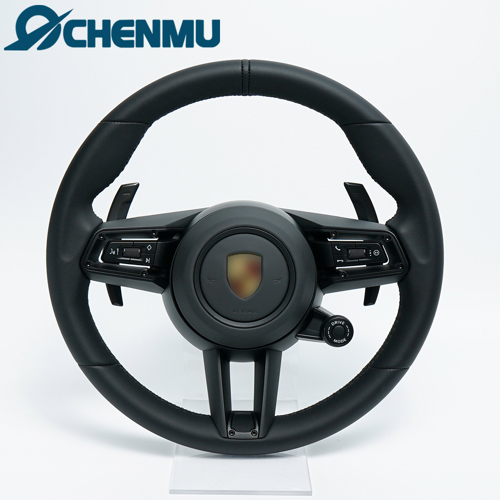 Modified 992 Steering Wheel with SC Component for Porsche Cayenne Panamera 911 Cayman Boxster 718