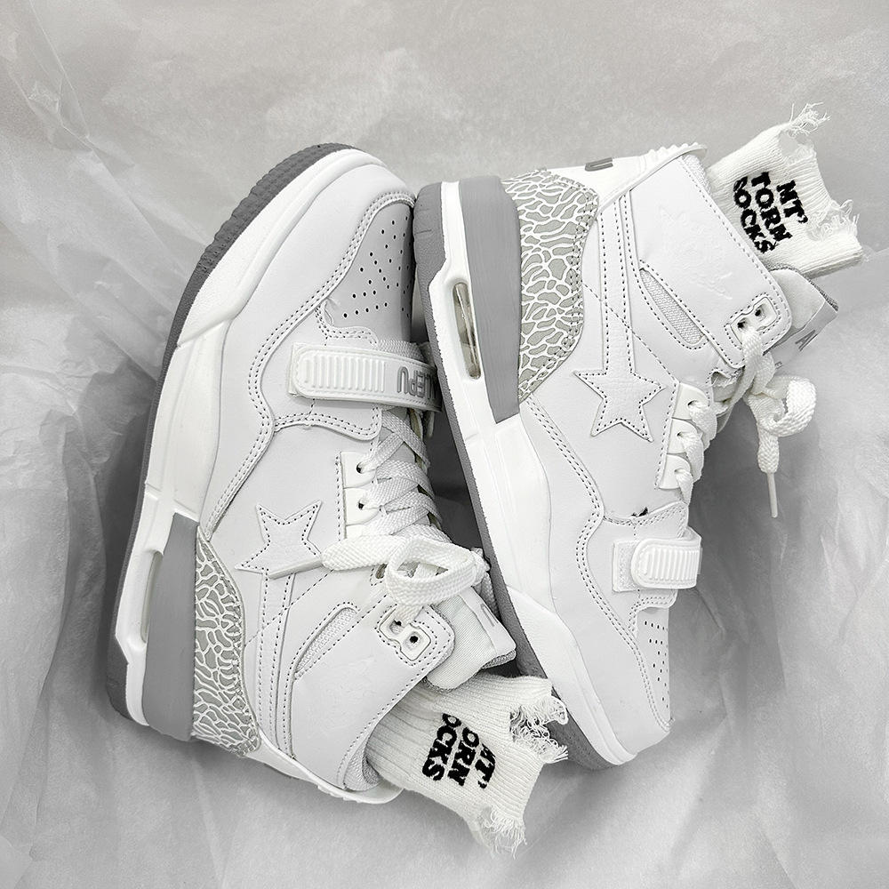 High top niche lightweight star air cushion board 2024 new spring versatile studt sports leisure shoes for _voghion.com