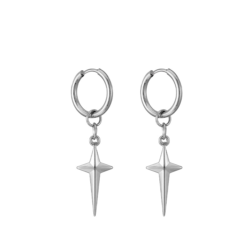 Nicho sentido de diseño de plata esterlina actividad cool guapo aretes de aretes variados para mujeres lujo ligero de alto nivel sensación de cara cuadrada pernos de aretes