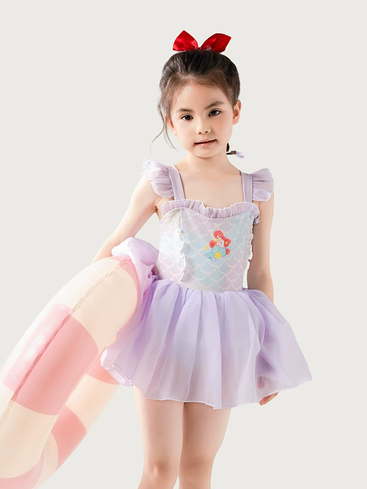 Swimwear, overall, children's trousers, cute small princess costume