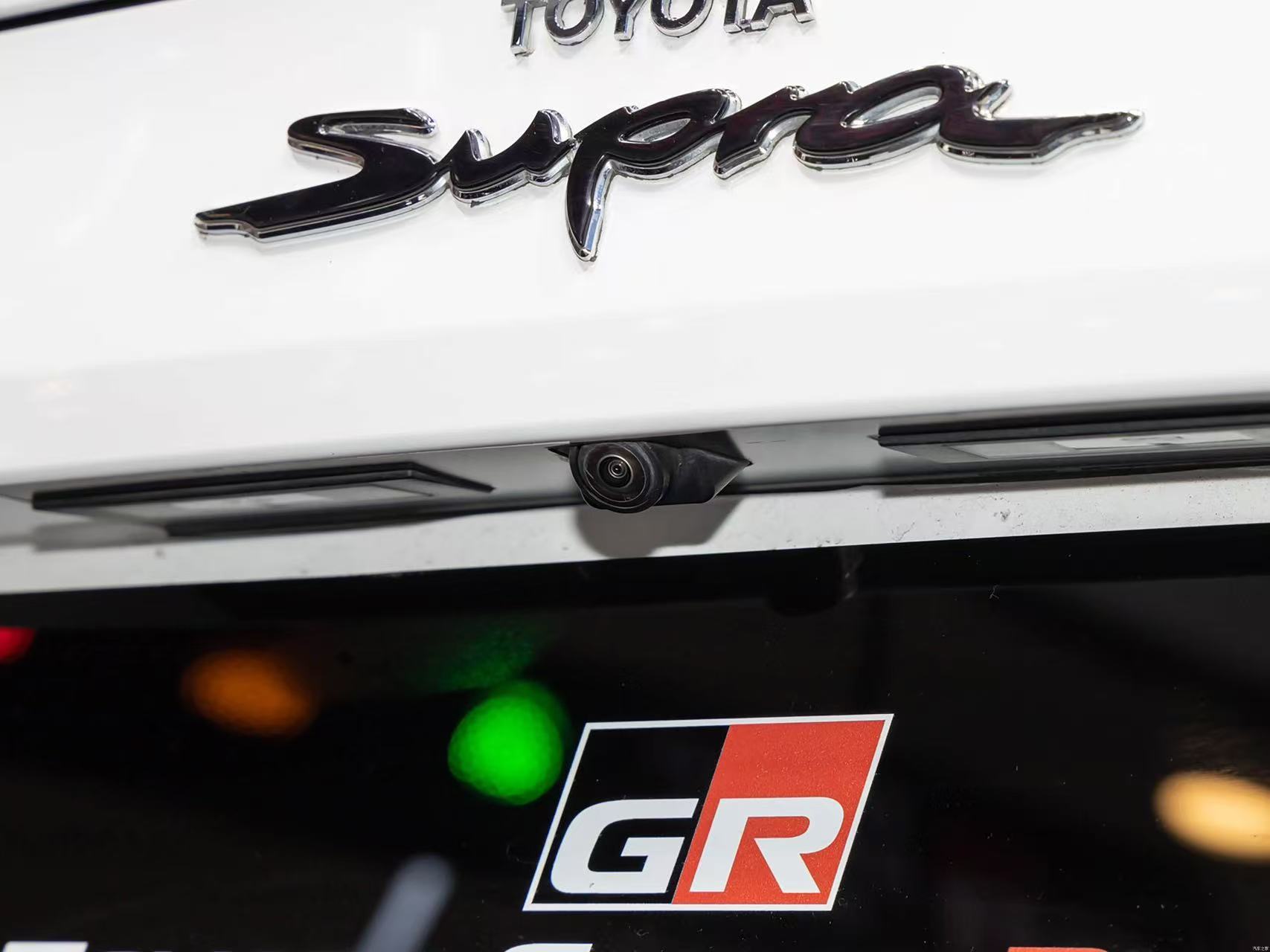 Suitable for 20 Toyota Supra sports car tail box emblems, black and red modified car stickers