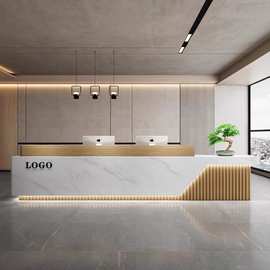 公司大厅前台售楼中心接待台服装美容酒店收银台医疗培训机构吧台