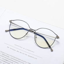 新款文艺椭圆形复古个性风潮眼镜框网红同款大框配近视全框平光镜