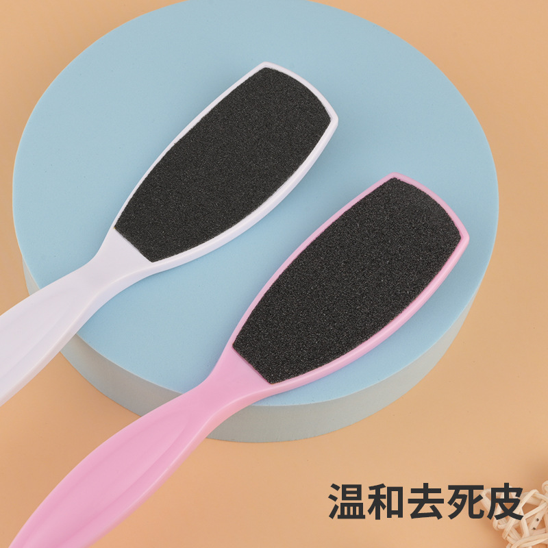 Transfronterizo para eliminar la piel muerta de papel de lija de doble cara pie de fricción conveniente abrasivo de piel cepillo de lavado de pies para eliminar el callo pie pie pie de fricción pie de herramienta
