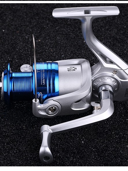 La fábrica de King Shark suministra directamente la rueda giratoria de cabeza de plástico TT, rueda de hilo de pescado, balancín plegable, rueda de pesca de metal