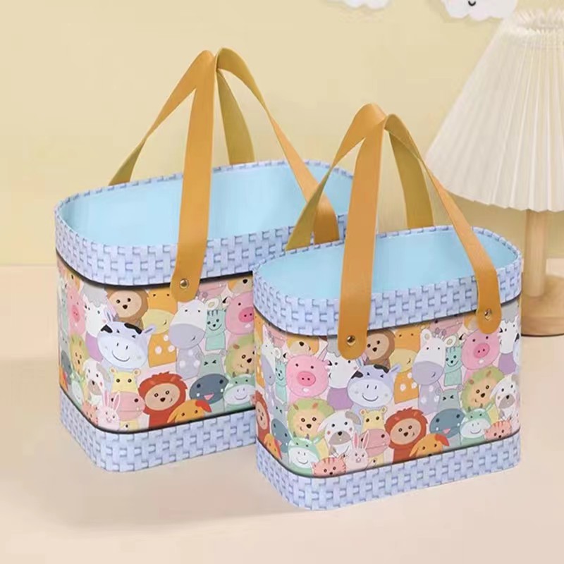 Портативная коробка; 601 синий; большой размер 28*15*18 см