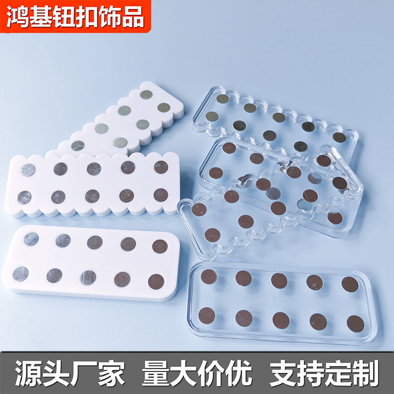Nail art double row 10 lattice nail base hand-worn nail practice base high quality acrylic base factory wholesale