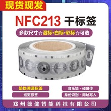 NFC干inlay标签14443a协议防伪溯源背胶rfid湿标签手机感应音乐墙