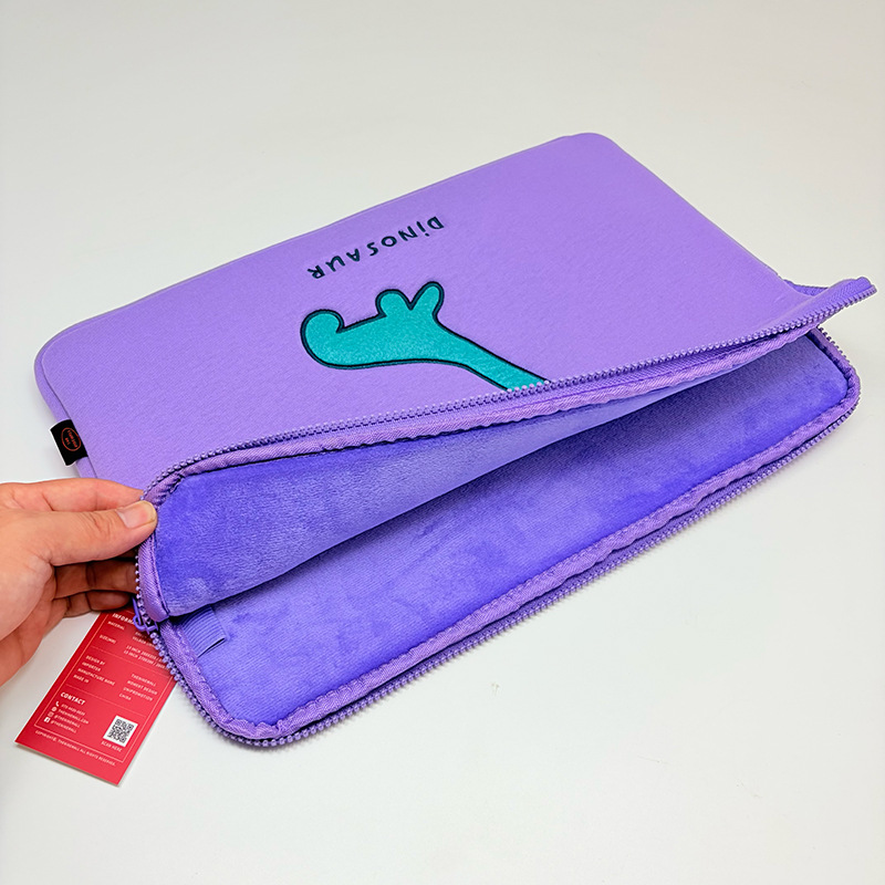 Foreign trade dinosaur Apple laptop bag, Korean cute pro13 inner sleeve bag, 15ins 11inch ipad tablet