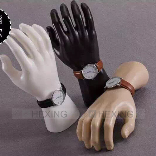 Arm Model Props Male Realistic Joint Simulation Wooden Mechanical Artificial Hand Model Glove Jewelry Watch Display Stand