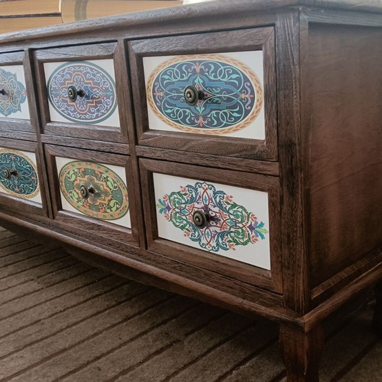 European Retro Tv Cabinet Solid Wood Storage Lcd Tv Cabinet Living Room Storage Cupboard Low Cabinet Floor Cabinet M^