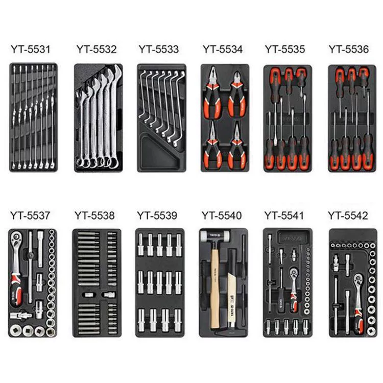 Поставка набора YATO из 177 предметов с 6-ящичной тележкой для инструментов YT-55300