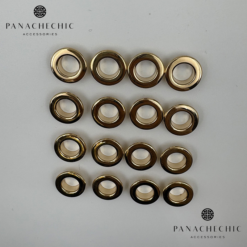 仿挂品质代挂仿金色广东金铜扣眼帐篷鸡眼多材质多颜色辅料气眼扣