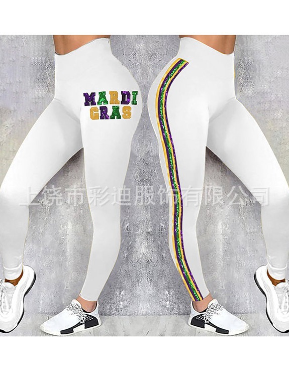 Leggings de mujer con estampado digital de cintura alta para yoga, novedad de primavera 2026 para sitios independientes de Amazon transfronterizos