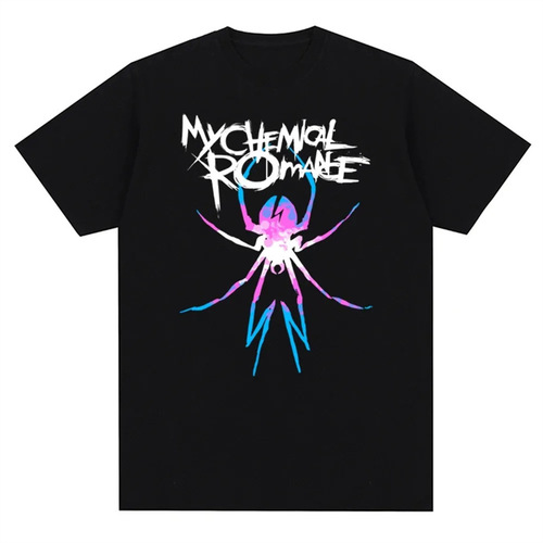 Women's Printed Romance Men - Chemical Band Shirt MyTC CottonMcr