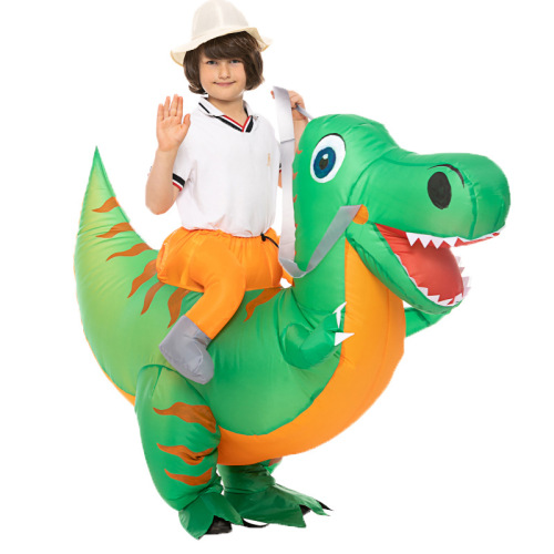New Cute Dragon Inflatable Suit Manufacturer Kindergarten Performance Costume Little Fire Dragon Inflatable Suit Party Atmosphere Performance Prop