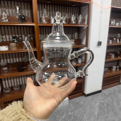 Tea Pot High Borosilicate Glass Flower Teapot Moroccan Style Teapot Arabian Household Transparent Coffee Flower Teapot Tea Pot High Borosilicate Glass Flower Teapot Moroccan Style Teapot Arabian Household Transparent Coffee Flower Teapot