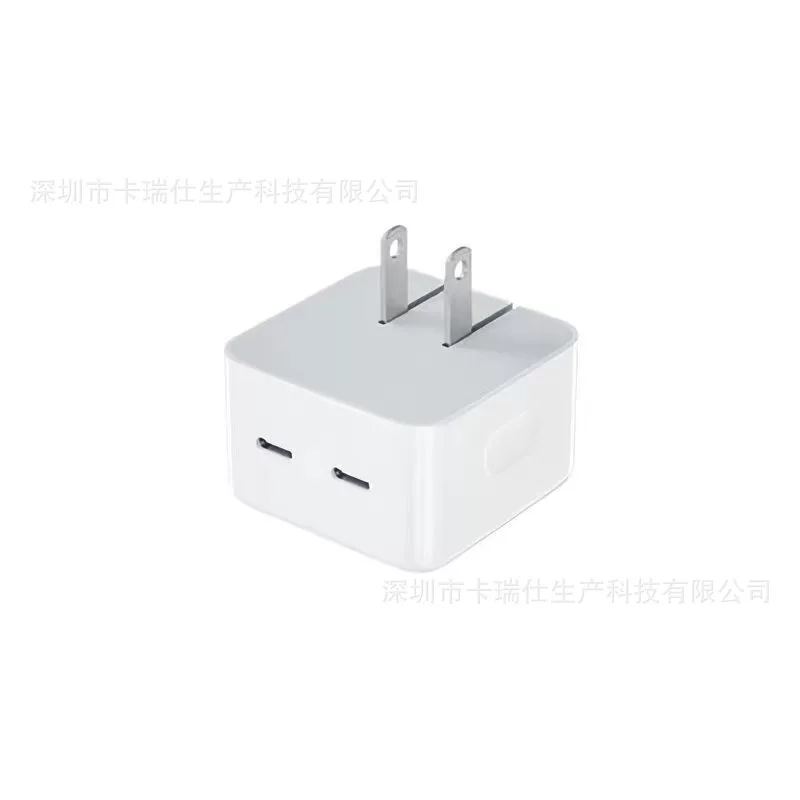 Зарядное устройство 35W US стандарт для Apple 14, iPhone 13 быстрая зарядка, головка с двумя портами USB-C