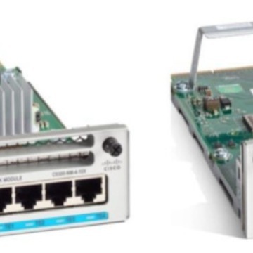 Cis思co科 C9300-NM-4G  4个千兆光口接口卡 用于C9300系列交换机