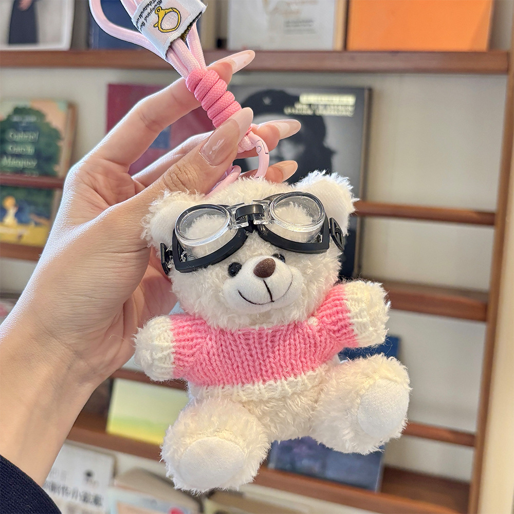 분홍색 흰색 곰