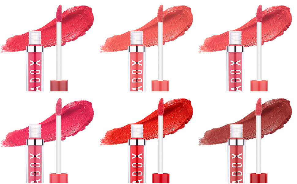 MABOX Velvet Liquid 6-lipstick set Matte non-stick Cup Lip gloss Lip gloss Lip Gloss Makeup wholesale Application Scenario