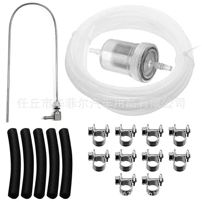 Tubing heater accessories oil extractor suit - 1-oil-collector-1-white-oil-pipe-5-hose-10-clips-1-oil-filter