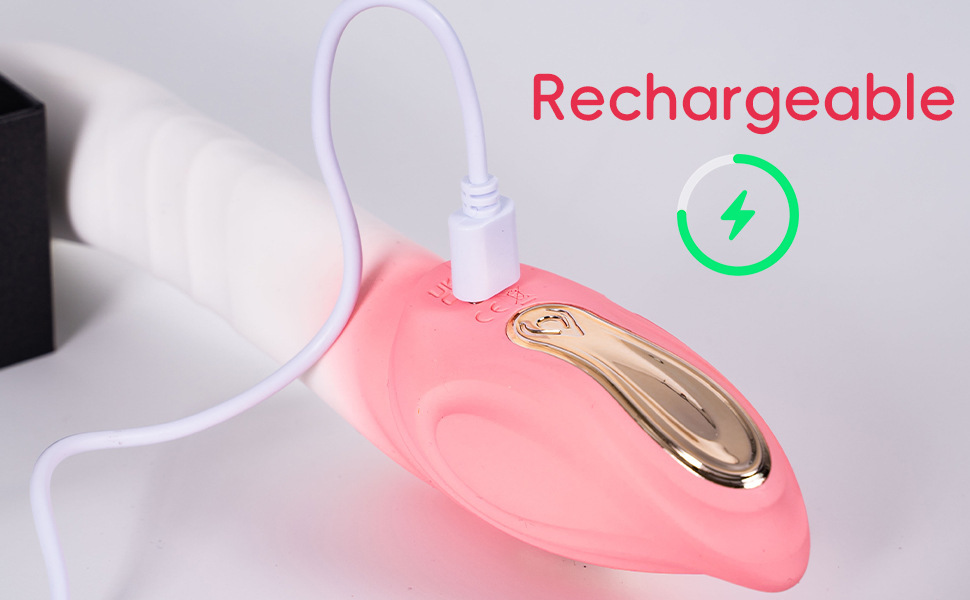 Dispositivo di masturbazione femminile simulato del pene con vibrazione magica fata, bastone per massaggio completamente automatico_voghion.com