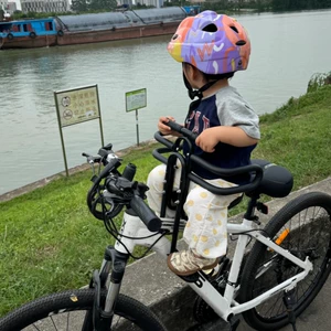 Mountain Bike Child Seat Front-Mounted Folding Bicycle Baby Child Seat Footrest Gear Shift Bike Seat