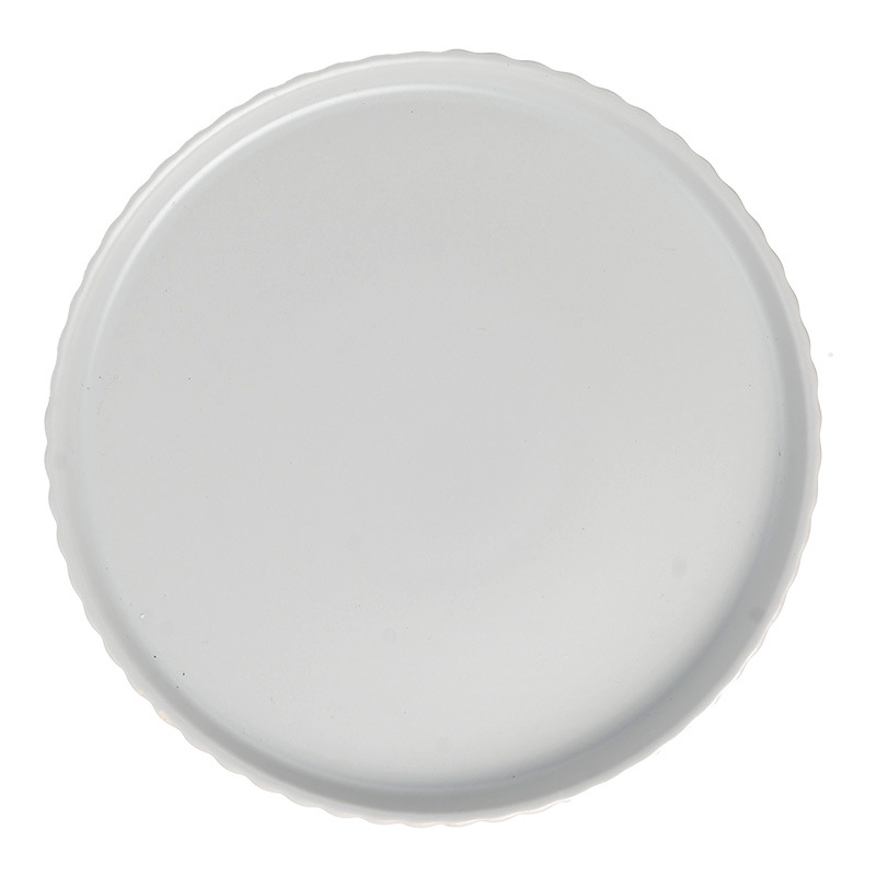 Plato básico de filete de color sólido Plato de cerámica en relieve Plato de cocina casera al por mayor Plato de vajilla de alta calidad Plato de cena occidental