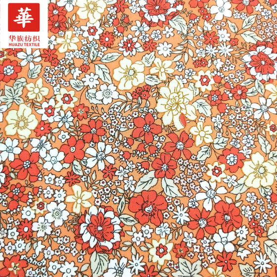 Cotton cotton printed cloth pastoral small floral small fresh women's clothing children's dress fabric spot wholesale