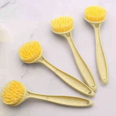 Non-stick pan brush, kitchen long-handled cleaning brush, small brush for pots and pans, scrub pot and pan brush promotion