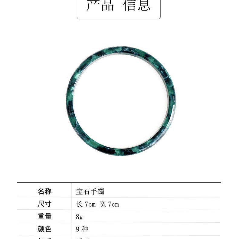 Aitong joyería elegante simple moda resina acetato pulsera para mujeres pulsera de moda personalizada para mujeres image 3