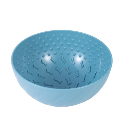 Tumbler licking basin dog bowl dog basin anti-knock over pet bowl cat food bowl single bowl dog plate small large dog large size