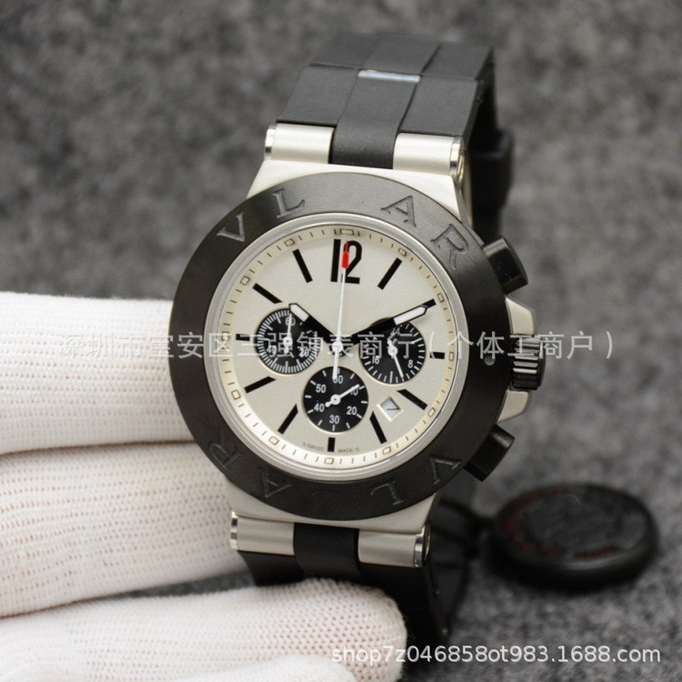 Ventas transfronterizas calientes de seis agujas de cuarzo VK cronógrafo multifuncional de reloj de pulsera de hombre con luz nocturna fábrica directa
