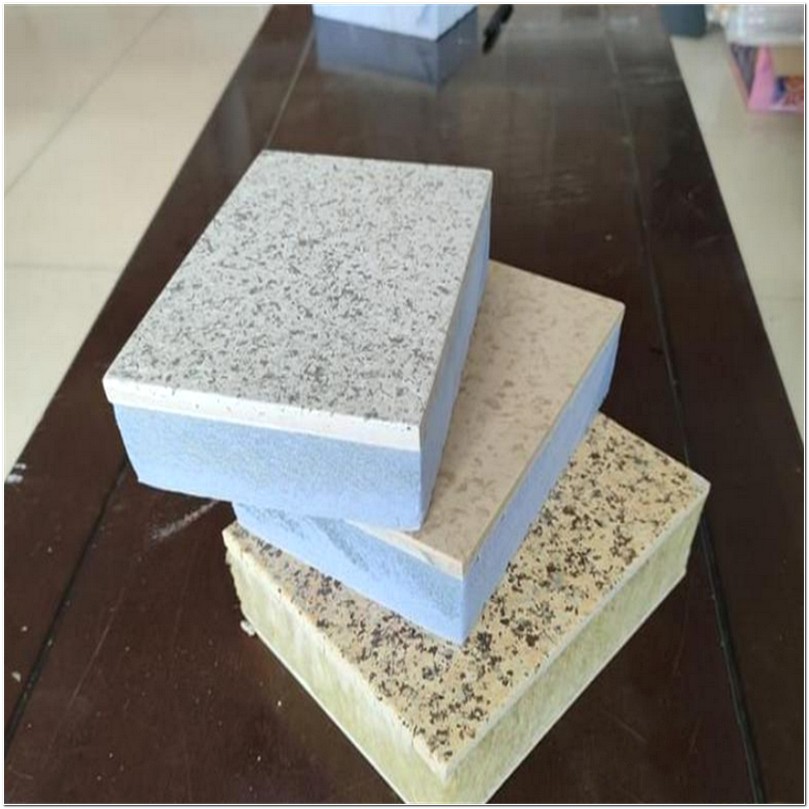 重量轻 减轻建筑负担保温装饰一体板岩棉 保温一体板每平米价格