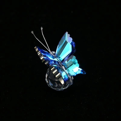Birthday Gift, Car ornaments - royal-blue-crystal-butterfly-ornament