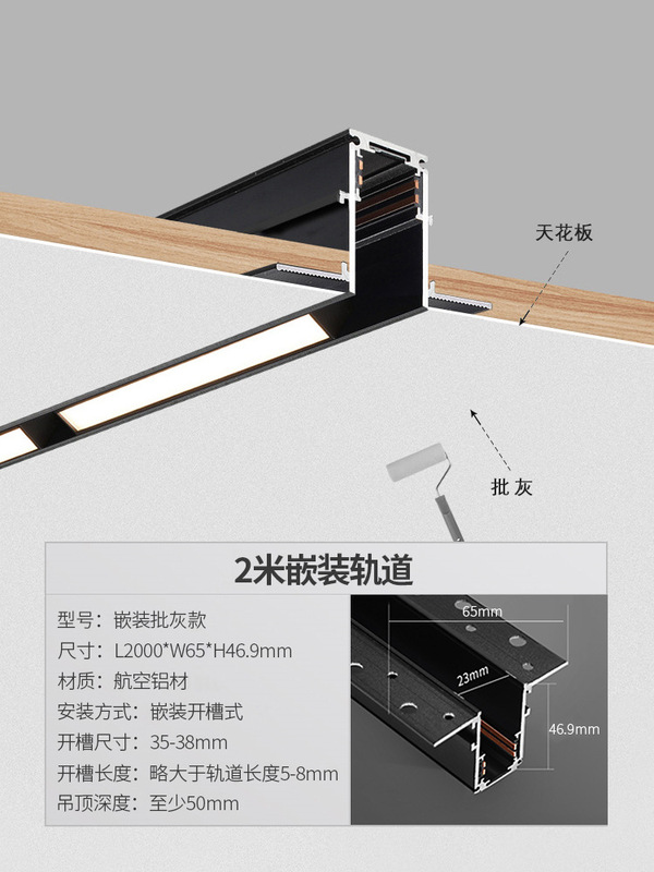スマート磁気トラックライトはMijia APPに接続されていますフルスペクトルLEDリビングルーム照明アンチグレアBluetooth MESH2.0|undefined
