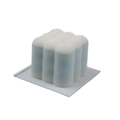 Molde de silicona de 6 cavidades para hornear pasteles, vela mágica perfumada estilo coreano, chocolate, cubitos de hielo, repostería