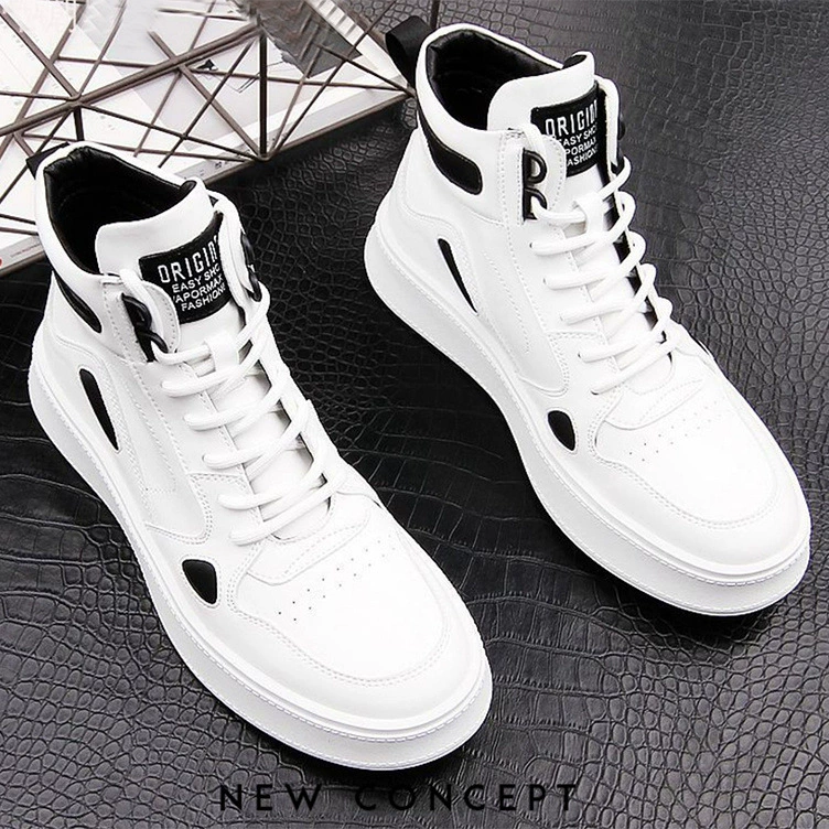 Молодежные мужские короткие ковбойские сапоги в европейском стиле на толстой подошве, ботинки Martin, увеличивающие рост, дышащие модные ботильоны корейской версии.