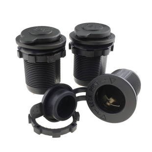 Car 12-24V cigarette lighter mother seat motorcycle modified outdoor power take electrical appliance mother seat waterproof cigarette lighter