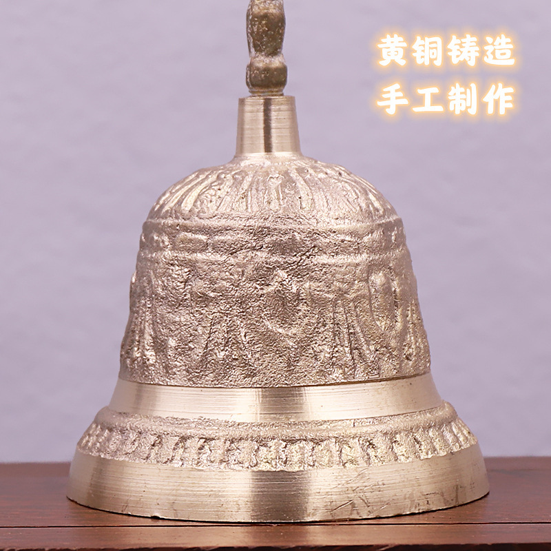 仏具用品、タントラ大型仏具、仏鐘、銅鐘、古風道鐘、手鐘、金剛鐘、杵、三清鐘、仏鐘|undefined