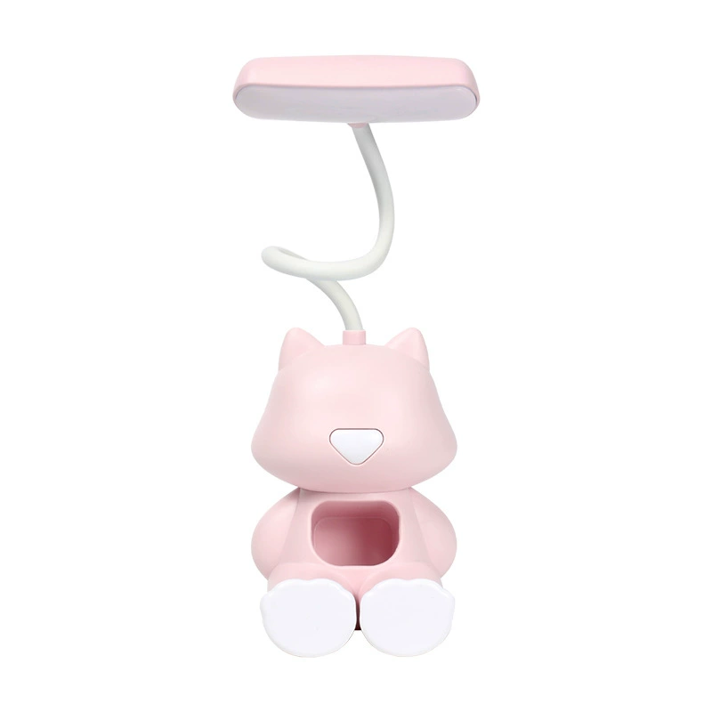 Creative cartoon table lamp for elementary school students, teaching LED reading, lantern for bed, night light, eyes protection