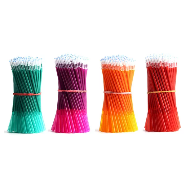 Hot Erasable Colorful Refill Student Friction and Easy-To-Erasable Gel Pen Full Needle Tube 0.5mm Office Signature Replacement Refill Wholesale
