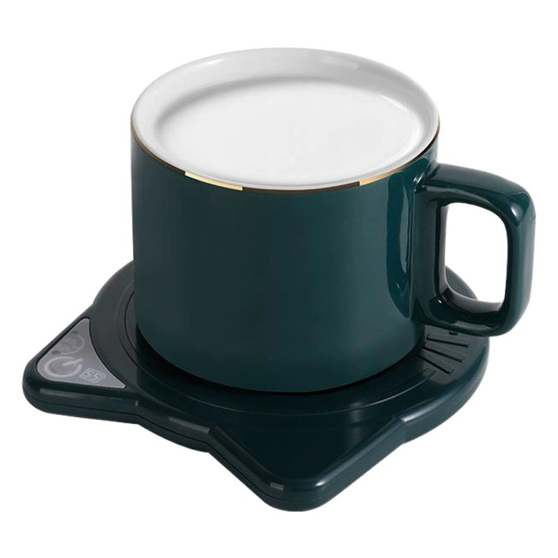 Термостатическая подставка для чашек с автоматическим подогревом до 55 градусов, для горячего молока, кофе, с таймером, электрический подогреватель для сохранения тепла