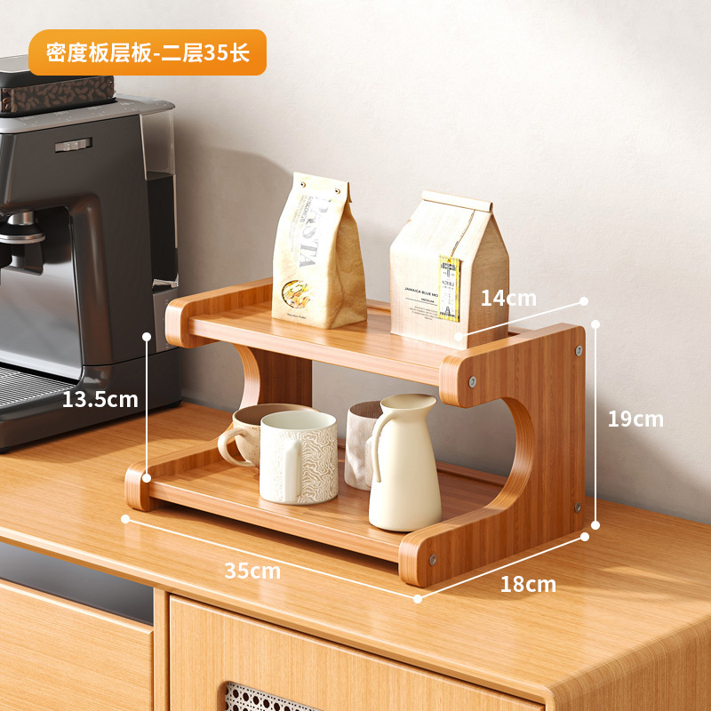 カップホルダーのコップ収納棚家庭用多層デスクトップティーカップ棚の茶器収納棚のサイドキャビネットの水杯棚|undefined