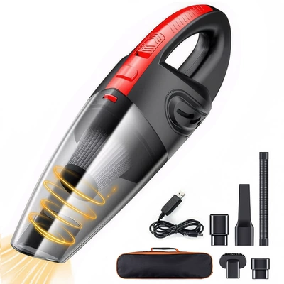 120W Car Home Dual-Use Handheld | Tozsoranlar - black-and-red-usb-enhanced-package-matte-finish